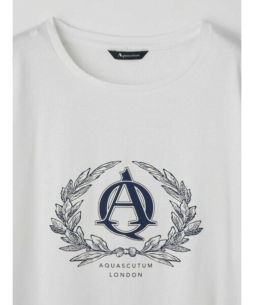Aquascutum / アクアスキュータム カットソー | エンブレムTシャツ 7分袖 | 詳細3