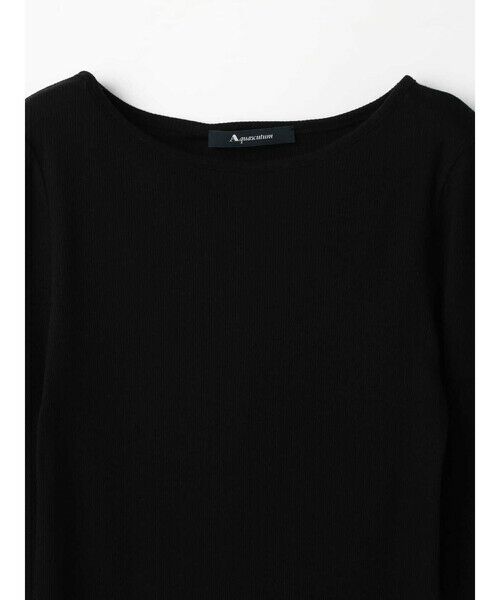 Aquascutum / アクアスキュータム カットソー | コットンシルクテレコ ボートネックカットソー | 詳細4