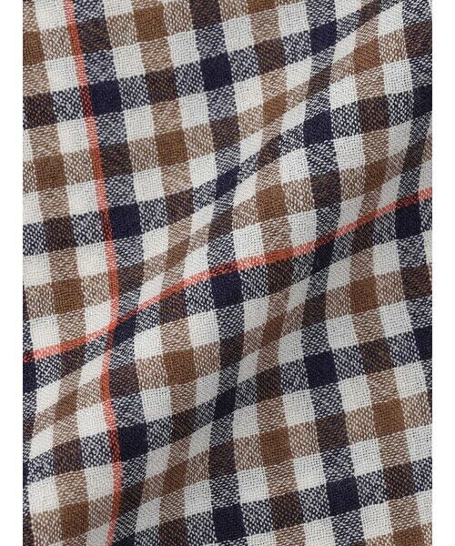 Aquascutum / アクアスキュータム マフラー・ショール・スヌード・ストール | ウールシルクカシミヤ チェックストール | 詳細4