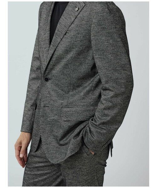 Aquascutum / アクアスキュータム テーラードジャケット | TEC.3 Knit Houndstooth Jacket | 詳細12