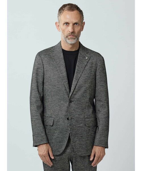 Aquascutum / アクアスキュータム テーラードジャケット | TEC.3 Knit Houndstooth Jacket | 詳細7