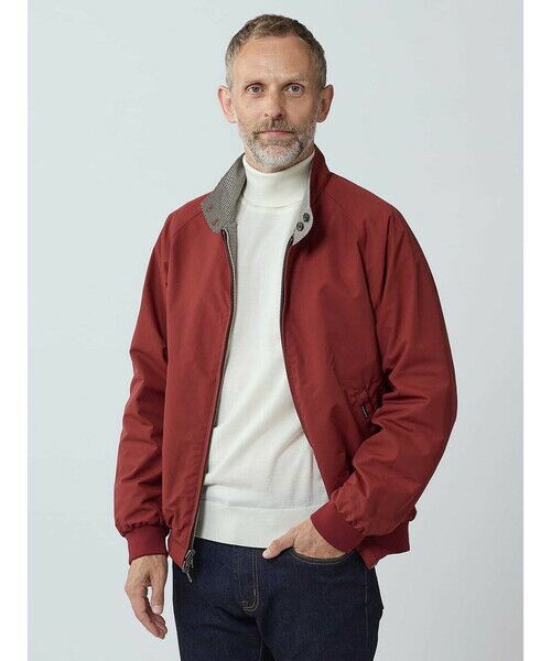 Aquascutum / アクアスキュータム ブルゾン | Reversible Harrington Jacket | 詳細7