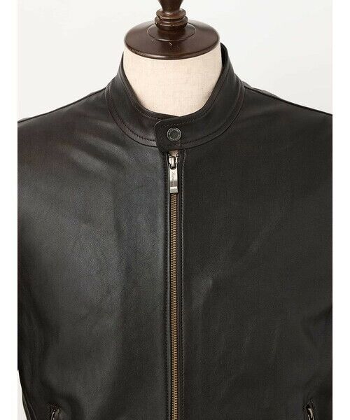 Aquascutum / アクアスキュータム その他アウター | Leather Riders Jacket | 詳細2