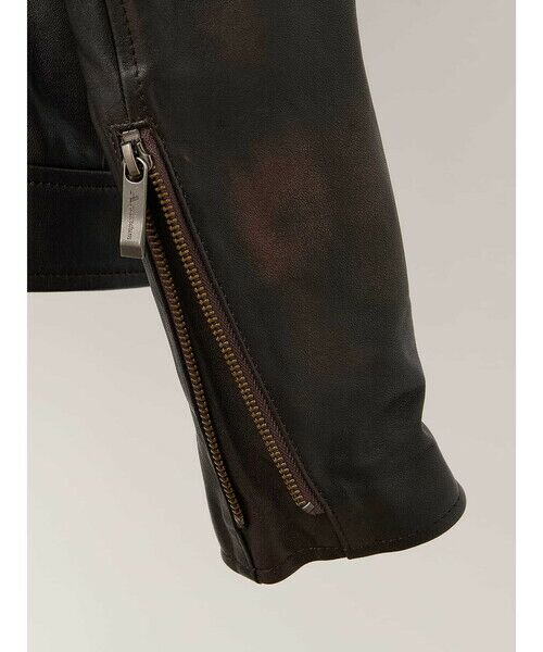 Aquascutum / アクアスキュータム その他アウター | Leather Riders Jacket | 詳細5