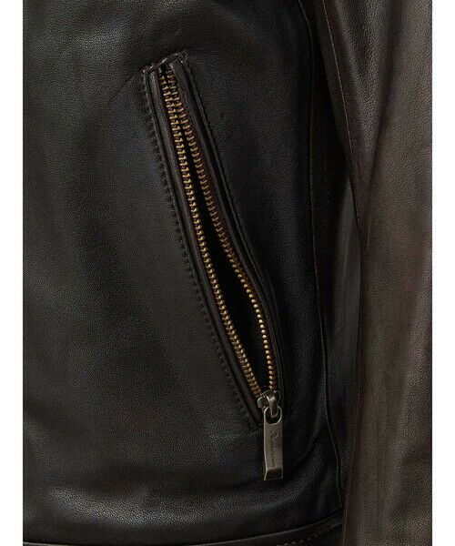 Aquascutum / アクアスキュータム その他アウター | Leather Riders Jacket | 詳細6
