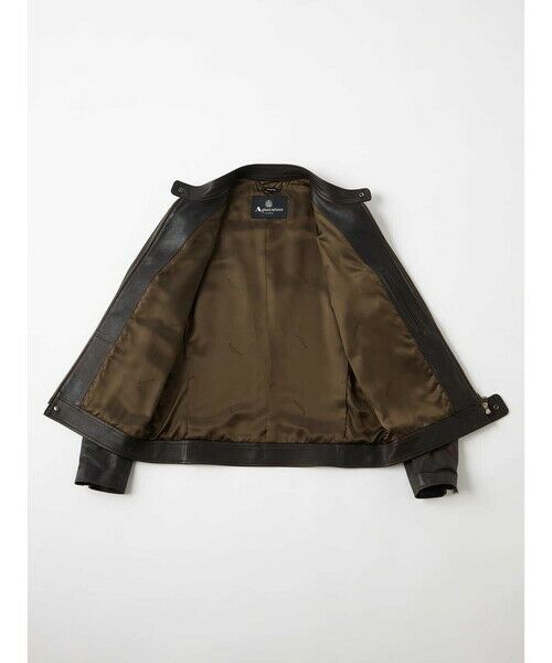 Aquascutum / アクアスキュータム その他アウター | Leather Riders Jacket | 詳細7