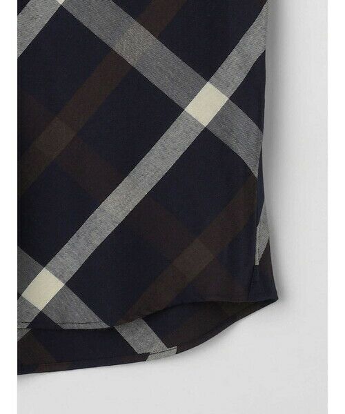 Aquascutum / アクアスキュータム シャツ・ブラウス | Bias Big Check Over Shirt | 詳細4