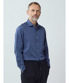 Aquascutum / アクアスキュータム シャツ・ブラウス | TEC.3 Knit Chambray Shirt