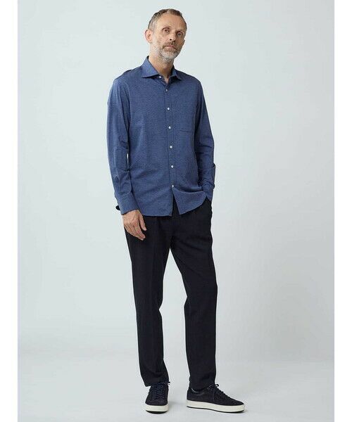 Aquascutum / アクアスキュータム シャツ・ブラウス | TEC.3 Knit Chambray Shirt | 詳細1
