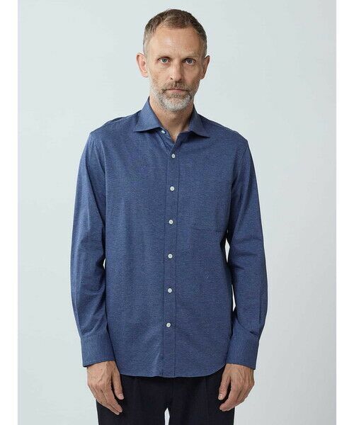 Aquascutum / アクアスキュータム シャツ・ブラウス | TEC.3 Knit Chambray Shirt | 詳細2