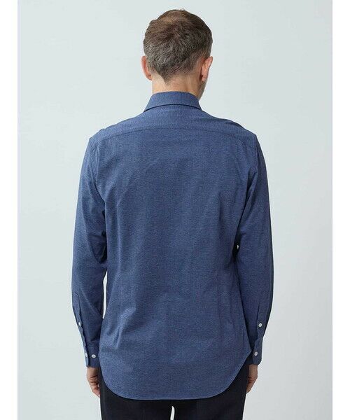 Aquascutum / アクアスキュータム シャツ・ブラウス | TEC.3 Knit Chambray Shirt | 詳細4