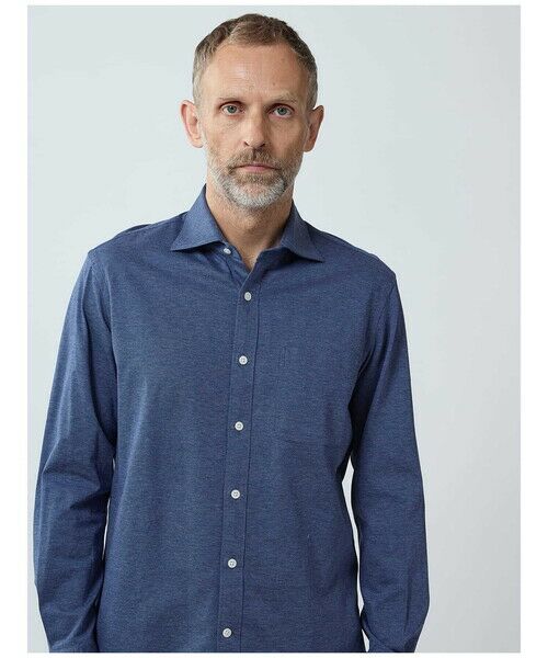 Aquascutum / アクアスキュータム シャツ・ブラウス | TEC.3 Knit Chambray Shirt | 詳細5