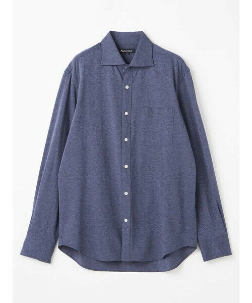 Aquascutum / アクアスキュータム シャツ・ブラウス | TEC.3 Knit Chambray Shirt | 詳細6