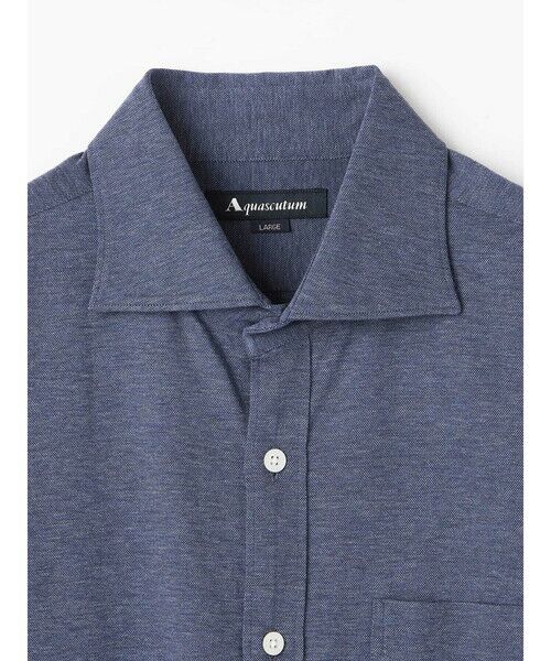 Aquascutum / アクアスキュータム シャツ・ブラウス | TEC.3 Knit Chambray Shirt | 詳細8