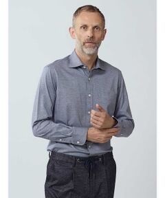 Aquascutum / アクアスキュータム シャツ・ブラウス | TEC.3 Knit Dobby Chambray Shirt