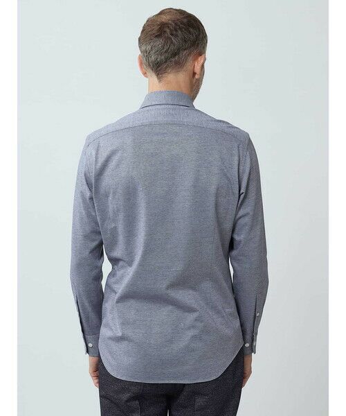 Aquascutum / アクアスキュータム シャツ・ブラウス | TEC.3 Knit Dobby Chambray Shirt | 詳細4