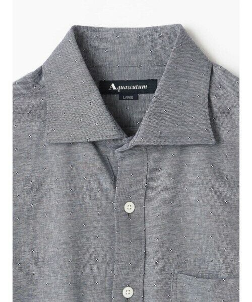 Aquascutum / アクアスキュータム シャツ・ブラウス | TEC.3 Knit Dobby Chambray Shirt | 詳細8