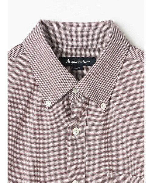 Aquascutum / アクアスキュータム シャツ・ブラウス | TEC.3 Knit Houndstooth Shirt | 詳細8