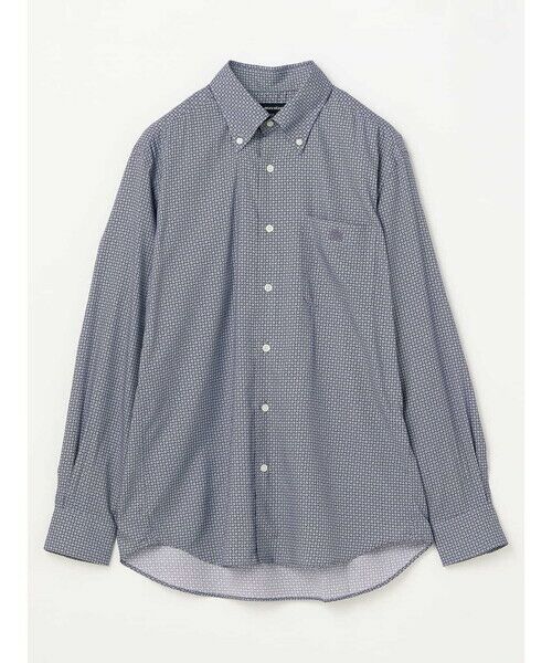 Aquascutum/アクアスキュータム Connected Cross Shirt ブルー M Aquascutum/アクアスキュータム Connected Cross Shirt ブルー M