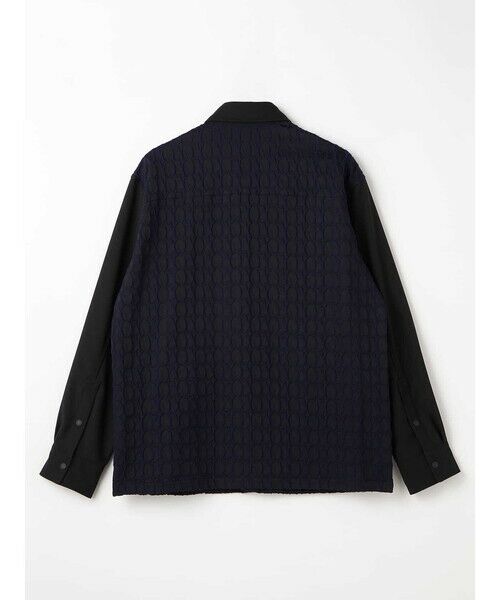 Aquascutum / アクアスキュータム シャツ・ブラウス | Logo Jacquard Combination Shirt Jacket | 詳細7