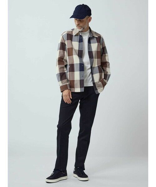 Aquascutum / アクアスキュータム シャツ・ブラウス | Big Club Check Shirt Jacket | 詳細1
