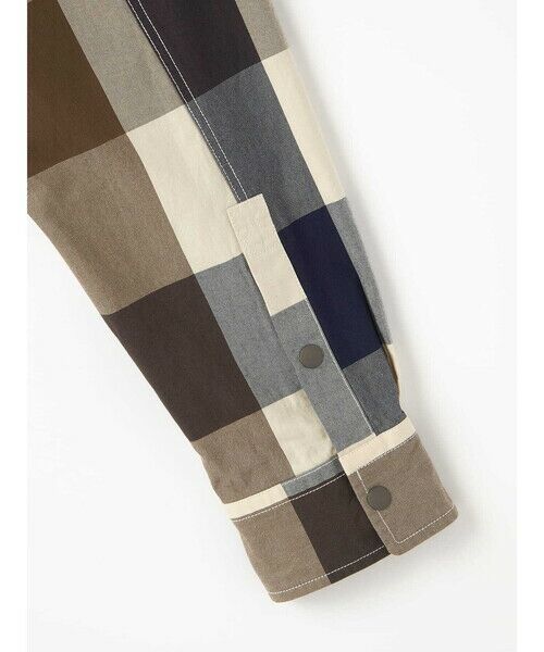 Aquascutum / アクアスキュータム シャツ・ブラウス | Big Club Check Shirt Jacket | 詳細11
