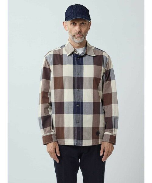Aquascutum / アクアスキュータム シャツ・ブラウス | Big Club Check Shirt Jacket | 詳細2
