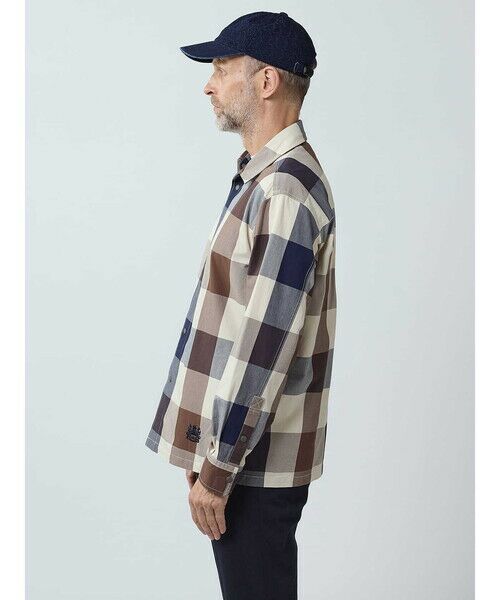 Aquascutum / アクアスキュータム シャツ・ブラウス | Big Club Check Shirt Jacket | 詳細3