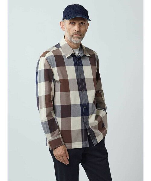 Aquascutum / アクアスキュータム シャツ・ブラウス | Big Club Check Shirt Jacket | 詳細5