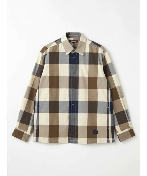 Aquascutum / アクアスキュータム シャツ・ブラウス | Big Club Check Shirt Jacket | 詳細8