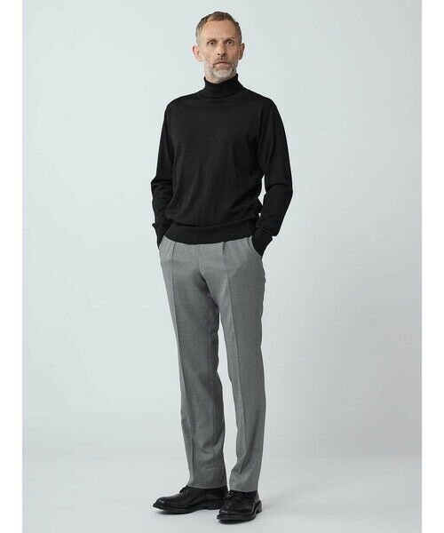 Aquascutum / アクアスキュータム スラックス・ドレスパンツ | Houndstooth Trousers | 詳細1