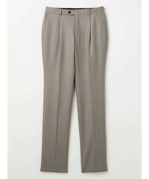 Aquascutum / アクアスキュータム スラックス・ドレスパンツ | Light Flannel Trousers | 詳細10