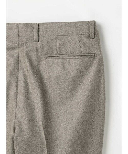 Aquascutum / アクアスキュータム スラックス・ドレスパンツ | Light Flannel Trousers | 詳細14