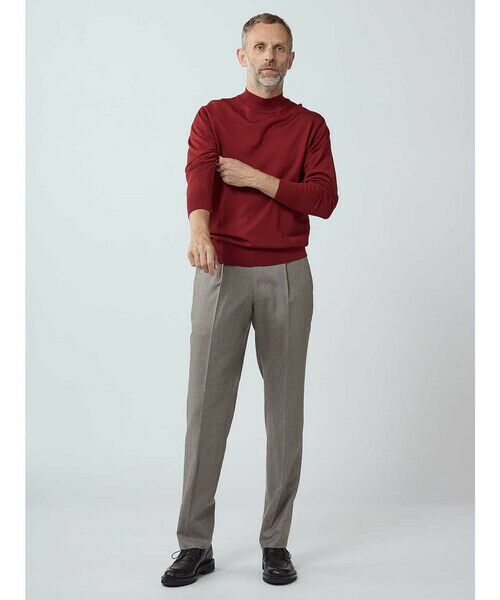 Aquascutum / アクアスキュータム スラックス・ドレスパンツ | Light Flannel Trousers | 詳細5