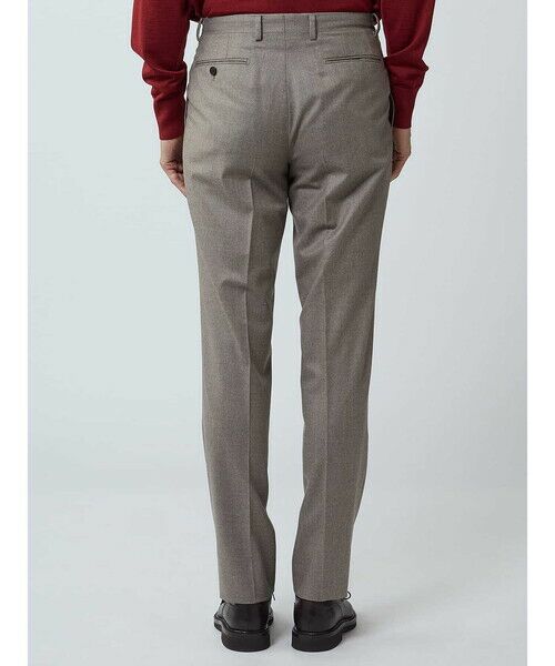 Aquascutum / アクアスキュータム スラックス・ドレスパンツ | Light Flannel Trousers | 詳細8
