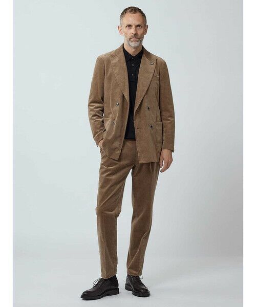 Aquascutum / アクアスキュータム スラックス・ドレスパンツ | TEC.3 Strech Drapy Corduroy Pants | 詳細1