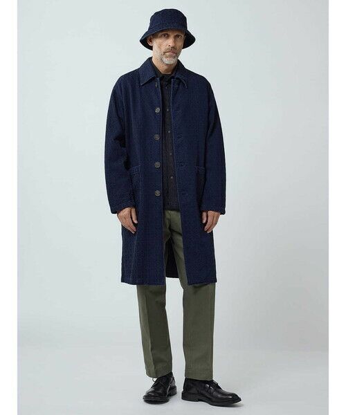 Aquascutum / アクアスキュータム その他アウター | Rye Denim Jaquard Coat | 詳細1