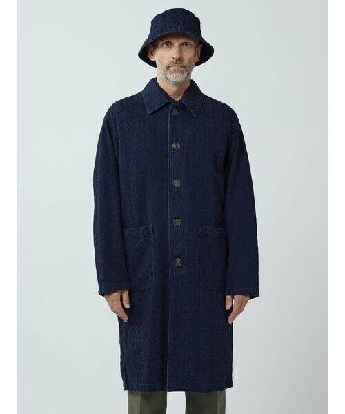 Aquascutum / アクアスキュータム その他アウター | Rye Denim Jaquard Coat | 詳細2