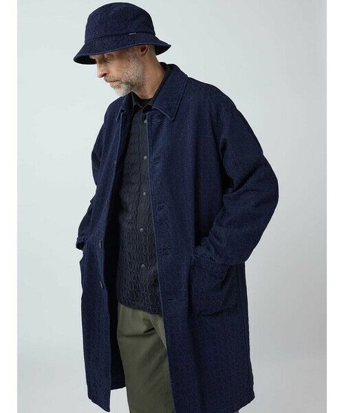 Aquascutum / アクアスキュータム その他アウター | Rye Denim Jaquard Coat | 詳細6