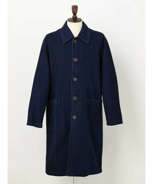 Aquascutum / アクアスキュータム その他アウター | Rye Denim Jaquard Coat | 詳細7