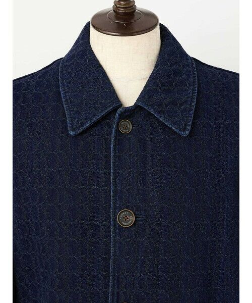 Aquascutum / アクアスキュータム その他アウター | Rye Denim Jaquard Coat | 詳細9