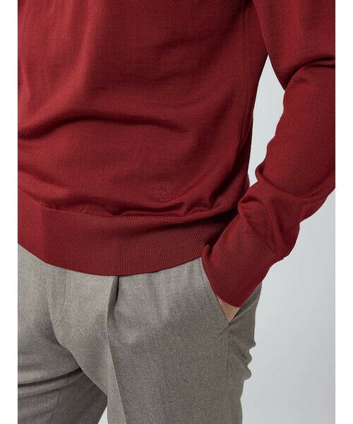 Aquascutum / アクアスキュータム ニット・セーター | F.F 30gauge Mock-neck | 詳細9