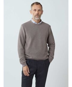 Aquascutum / アクアスキュータム ニット・セーター | Wool and silk crew-neck
