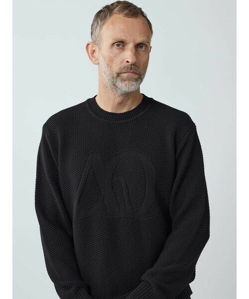 Aquascutum / アクアスキュータム ニット・セーター | AQ-logo Rock-jacquard crew-neck | 詳細5