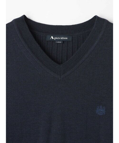 Aquascutum / アクアスキュータム ニット・セーター | V-neck knit-vest | 詳細8