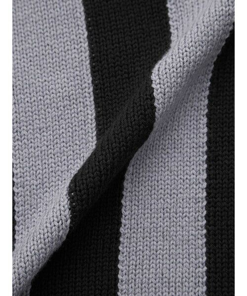 Aquascutum / アクアスキュータム ニット・セーター | Banker-stripe Cardigan | 詳細13