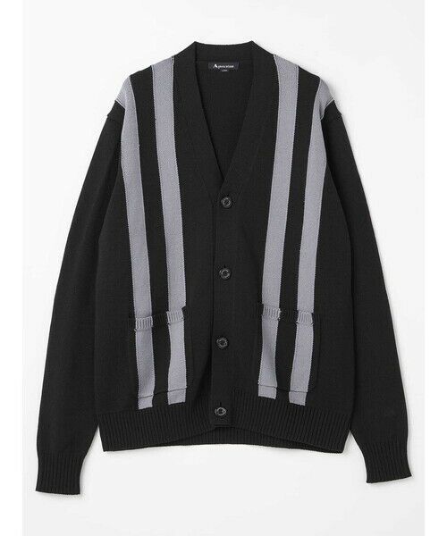 Aquascutum / アクアスキュータム ニット・セーター | Banker-stripe Cardigan | 詳細7