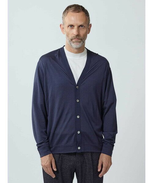 Aquascutum / アクアスキュータム カットソー | NZ-merino Cardigan | 詳細2