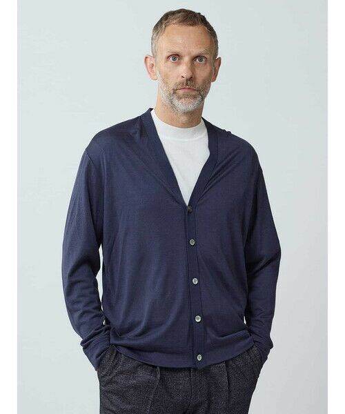 Aquascutum / アクアスキュータム カットソー | NZ-merino Cardigan | 詳細5