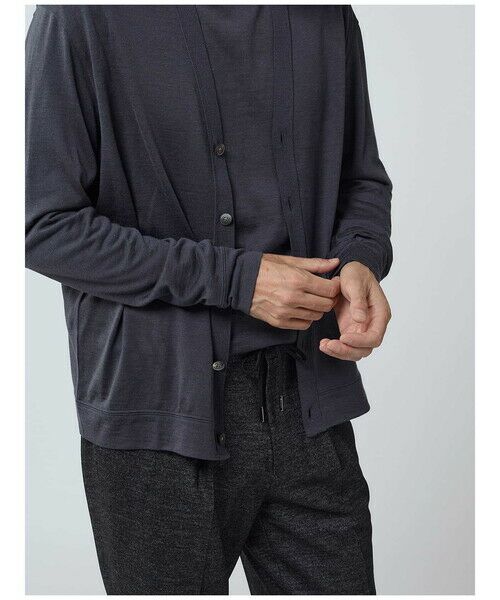 Aquascutum / アクアスキュータム カットソー | NZ-merino Cardigan | 詳細16